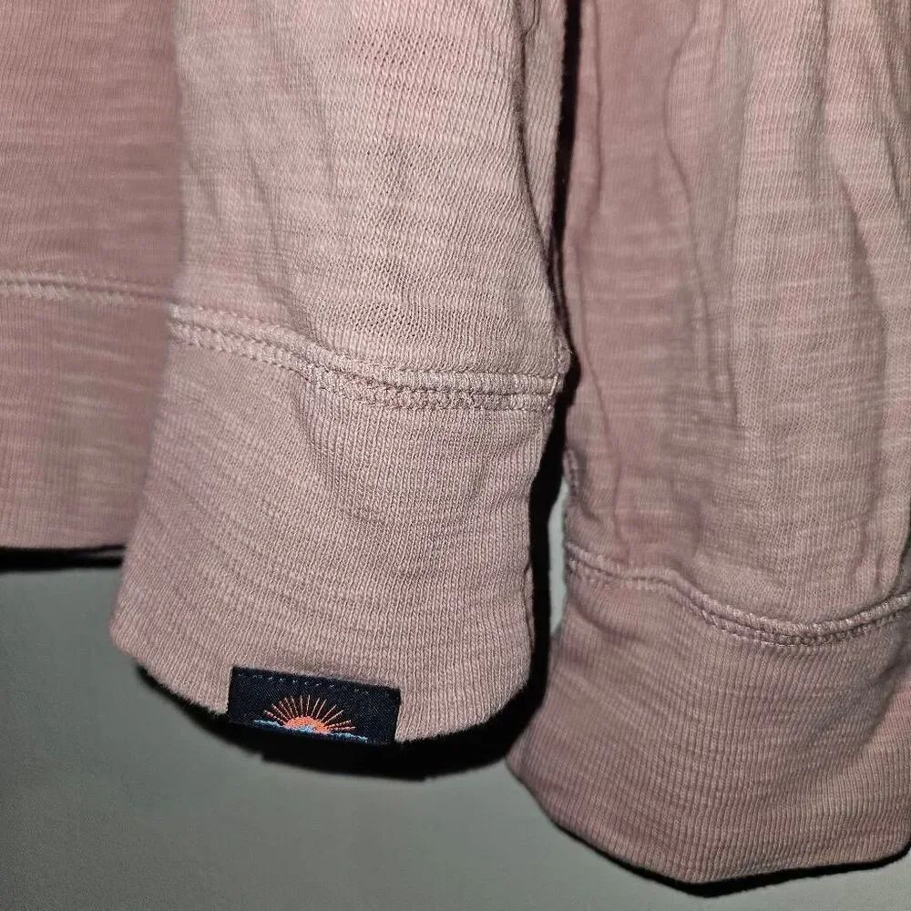 Faherty Hoodie Mens Sunwashed Slub Spring Quartz Size XXL - Picture 3 of 9